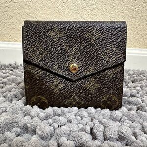 AUTHENTIC VINTAGE LOUIS VUITTON Monogram Porte Monnaie Billet Wallet